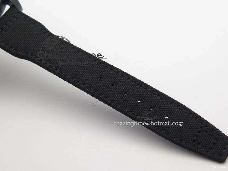 MIROTIME 0113 Comfortable Pilot Chrono IW388003 Real Ceramic ZF 1:1 Best Edition On Black Nylon Strap A 7322